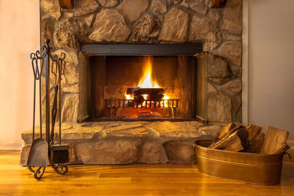 The Beauty and Benefits of a Stone Fireplace