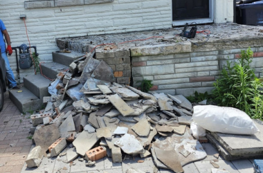 Basement Side Entrance demolition