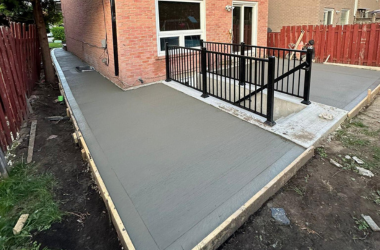 Parging simple concre